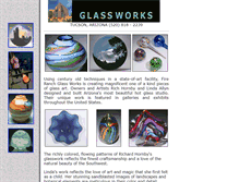 Tablet Screenshot of fireranchglassworks.com